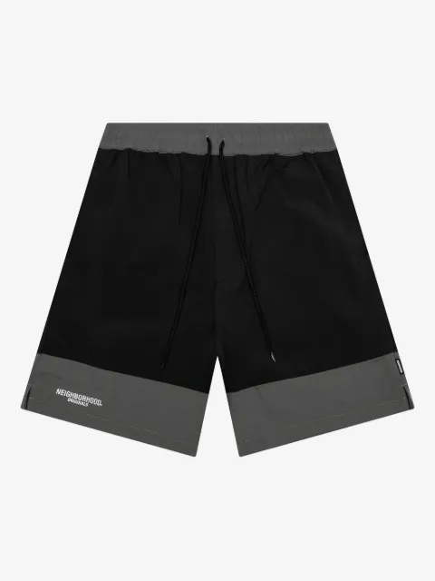 Neighborhood two-tone panelled shorts