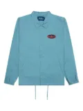 Awake NY logo-patch twill jacket - Blue