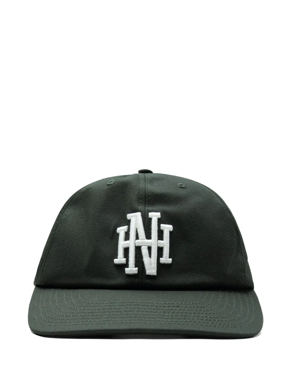 Neighborhood Honkbalpet met monogram Groen