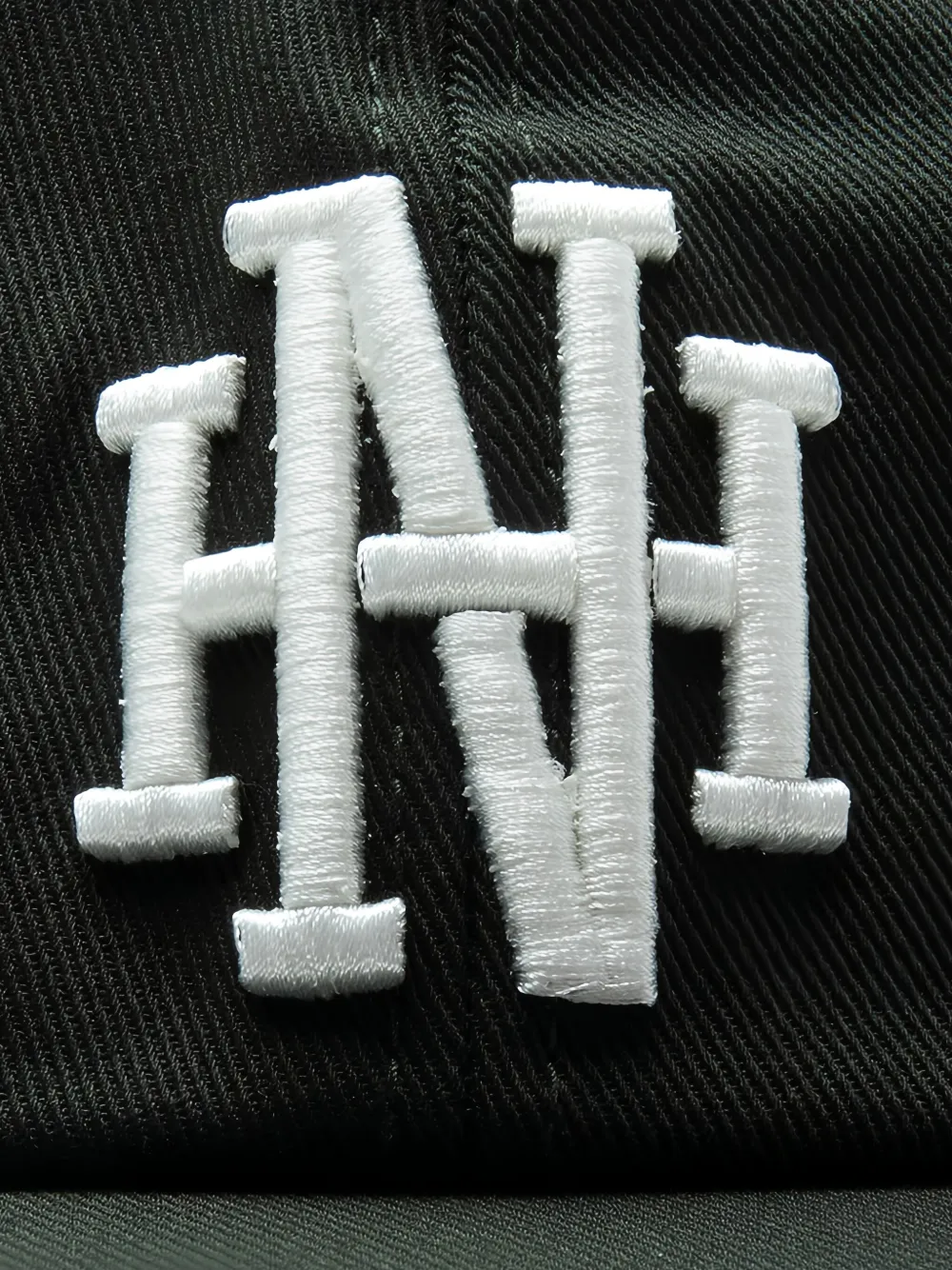 Neighborhood Honkbalpet met monogram Groen