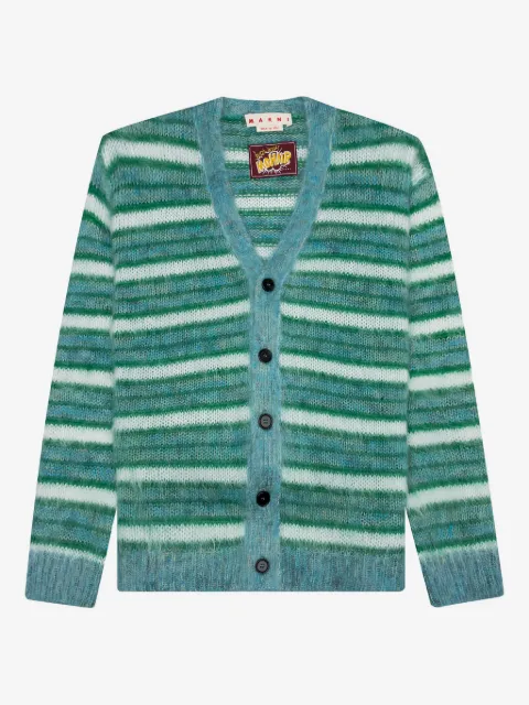Marni V-neck striped cardigan