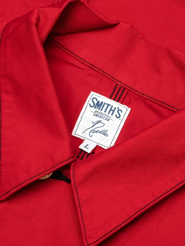 Needles x Smith's シャツジャケット | レッド | FARFETCH JP
