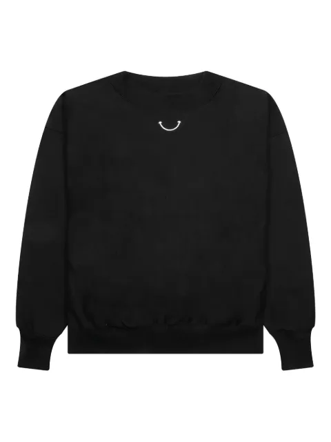 Readymade mock-neck smile sweatshirt