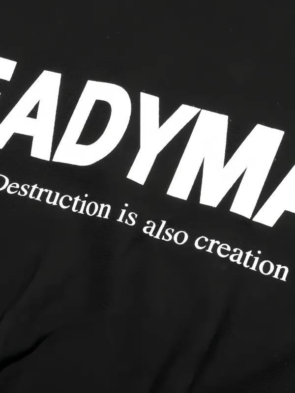 トップス READYMADE 23AW SMILE MOCK NECK SWEAT Readymade mock-neck Smile Sweatshirt | Black | FARFETCH TW