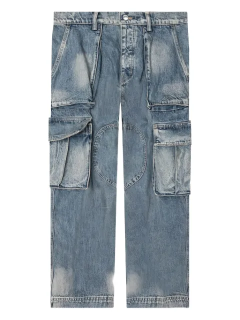 Nahmias jeans cargo con parche del logo