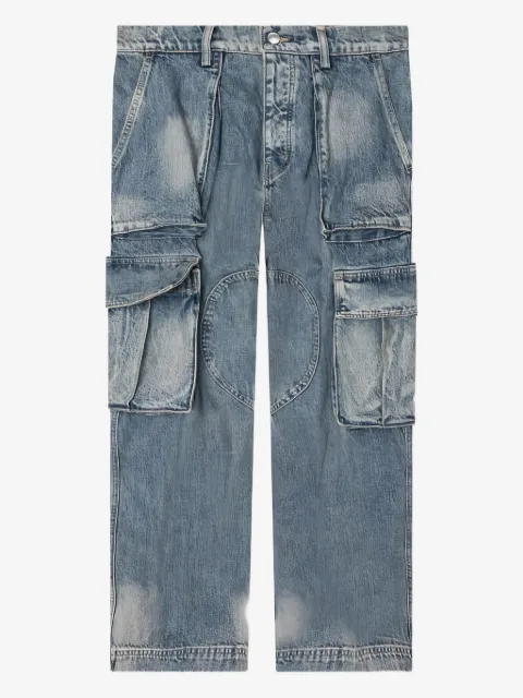 Nahmias logo-patch cargo jeans