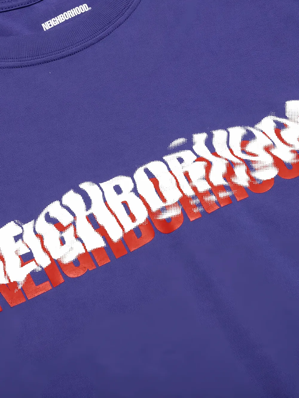 Neighborhood Sweater met logo-reliëf en lange mouwen Blauw