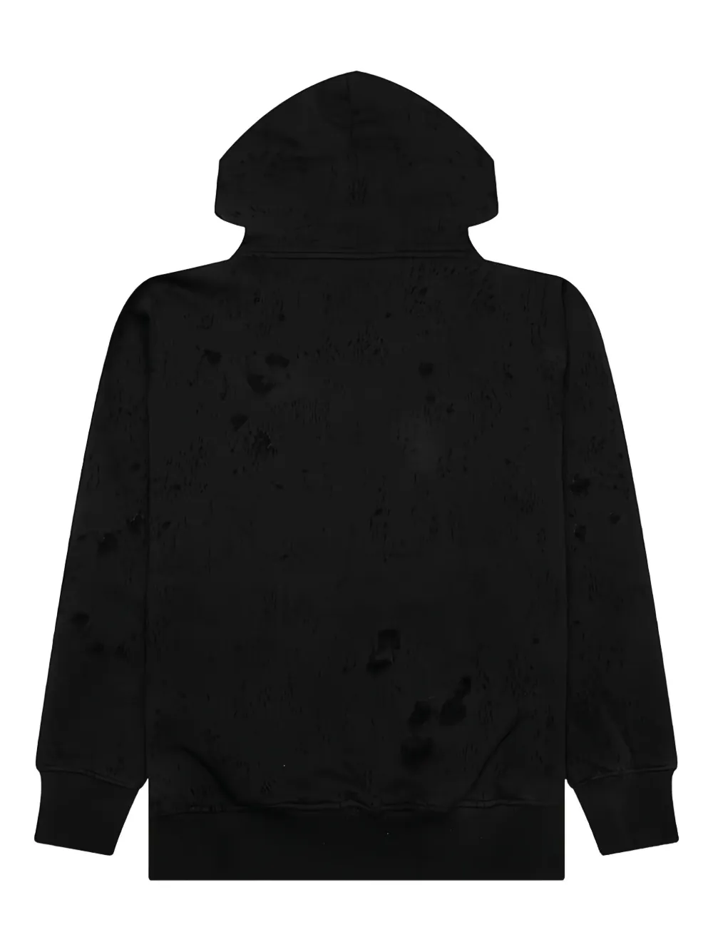 6 MONCLER 1017 ALYX 9SM Gerafelde hoodie Zwart