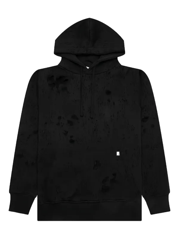 6 MONCLER 1017 ALYX 9SM ダメージ パーカー | ブラック | FARFETCH JP