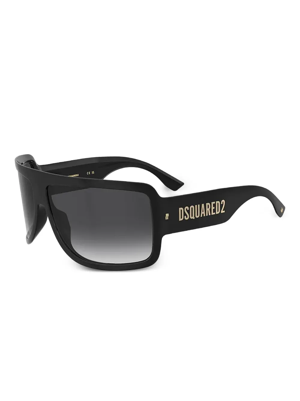 DSQUARED2 EYEWEAR logo rectangle-frame sunglasses | Black | Image 1