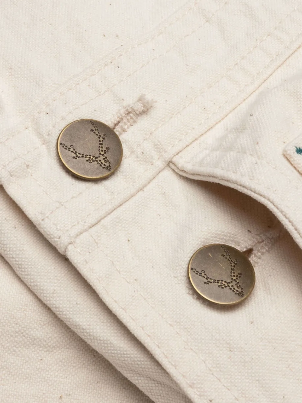 SOUTH2 WEST8 Katoenen canvas overall Beige