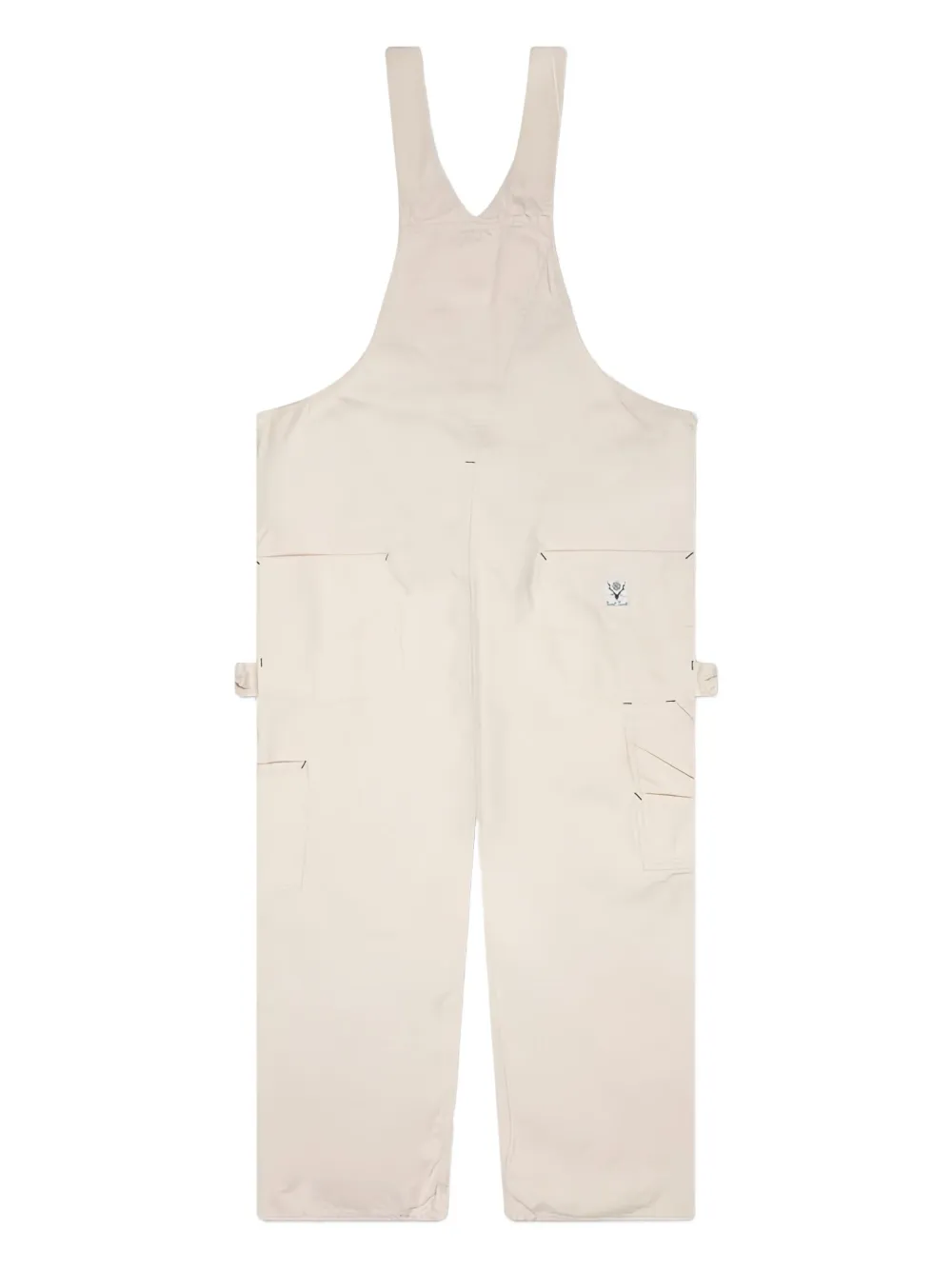 SOUTH2 WEST8 Katoenen canvas overall Beige