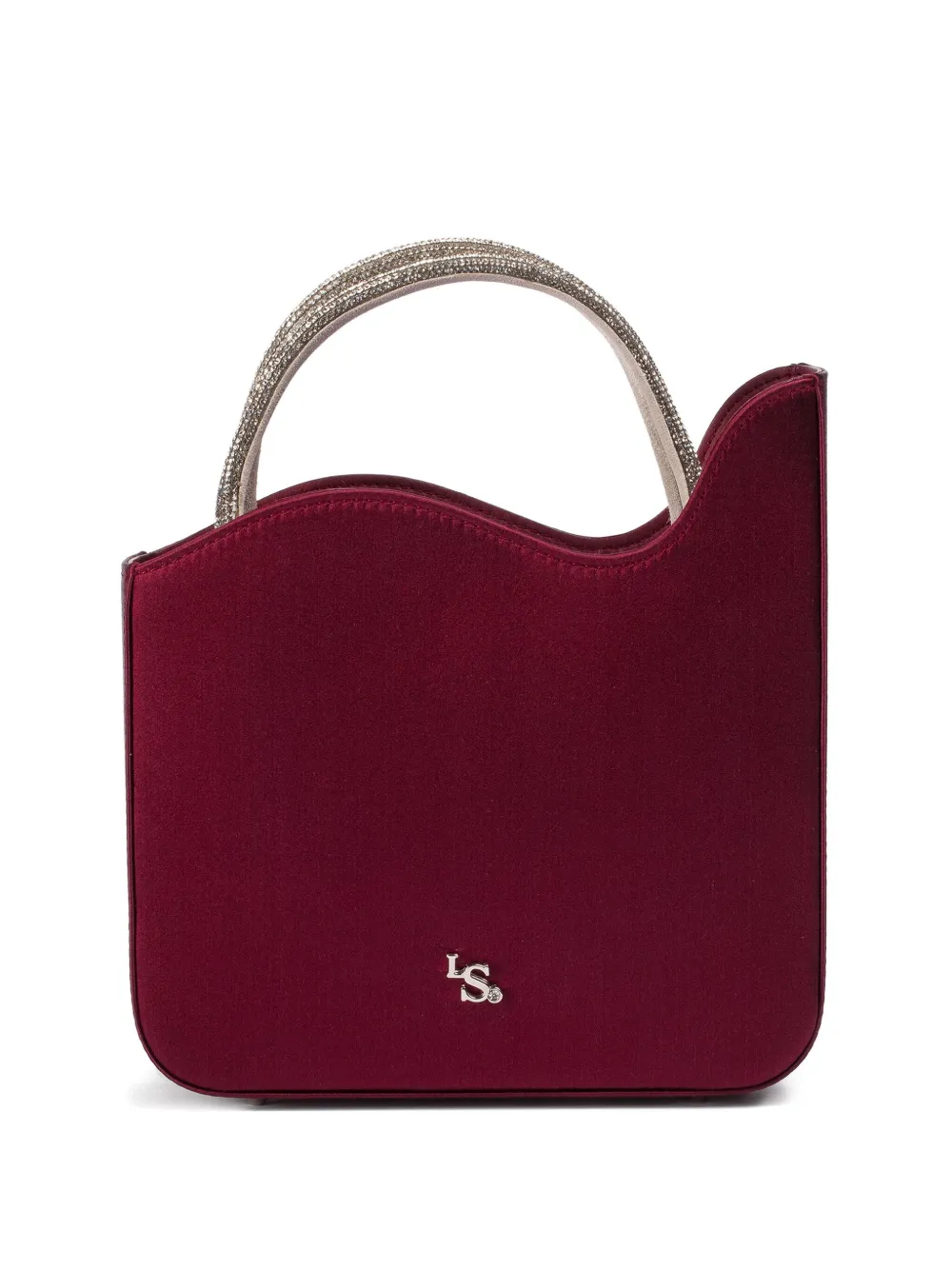 small Ivy crystal-embellished satin tote bag