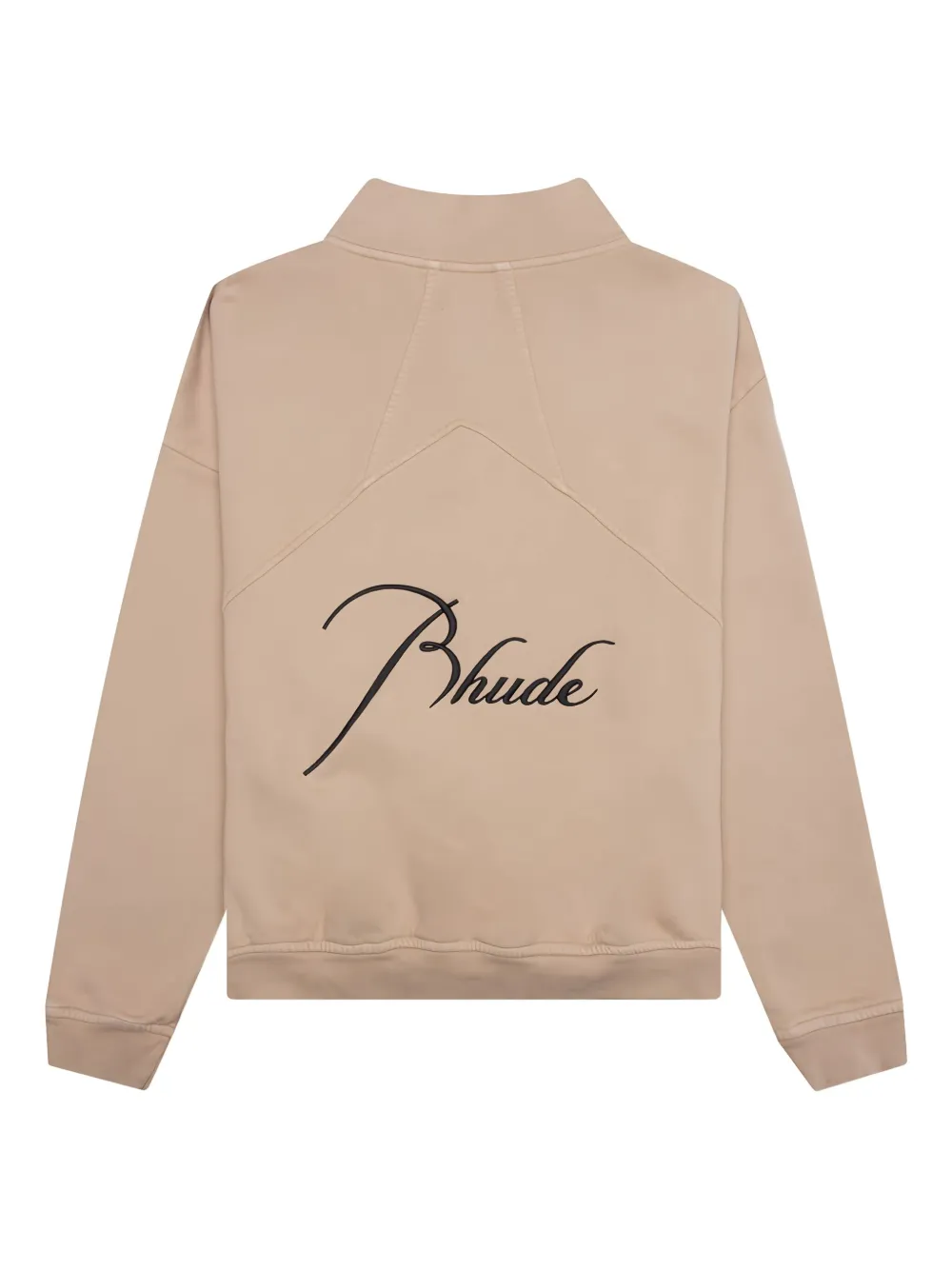 RHUDE Sweater met borduurwerk en rits Beige