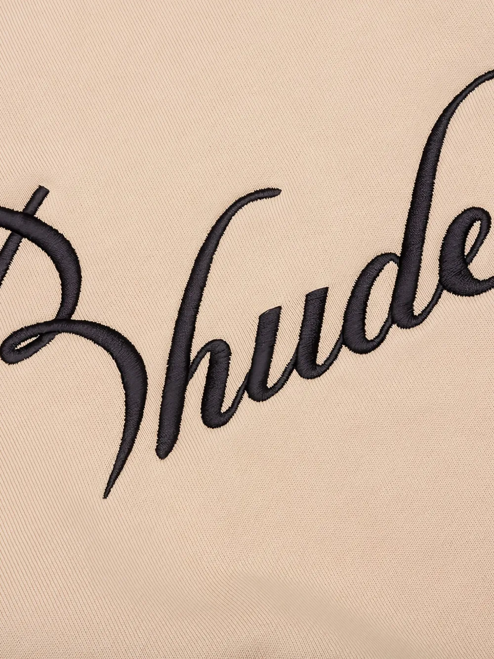 RHUDE Sweater met borduurwerk en rits Beige