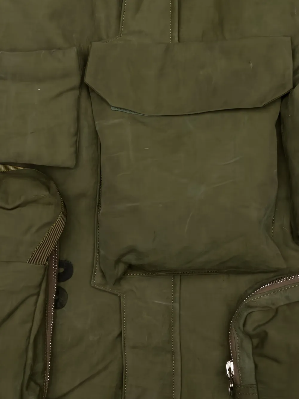 Readymade Bodywarmer met meerdere zakken Groen