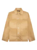 Nahmias logo-appliqué jacket - Yellow