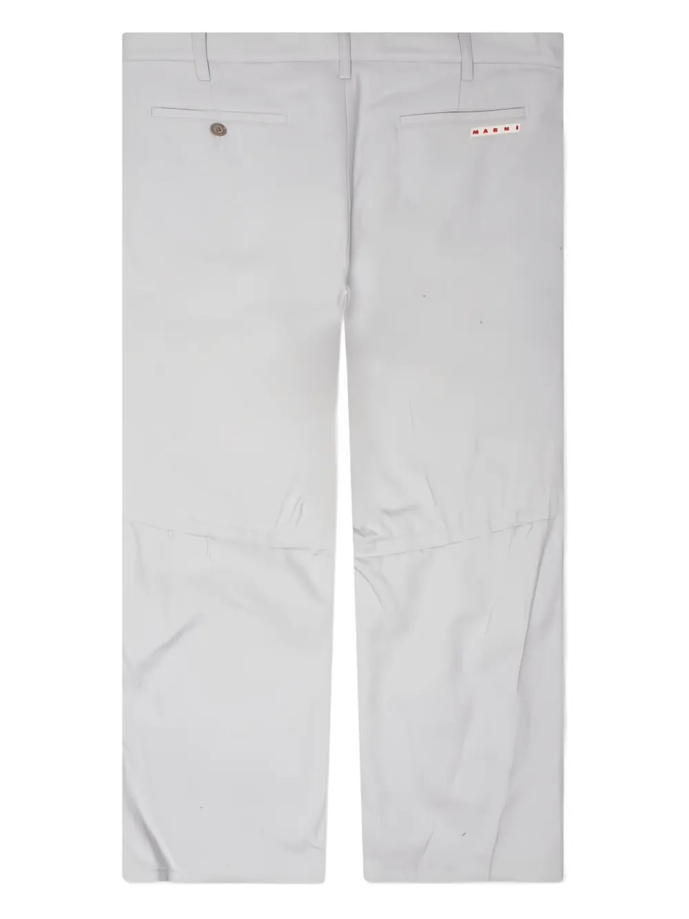 Marni Broek van katoenblend Wit