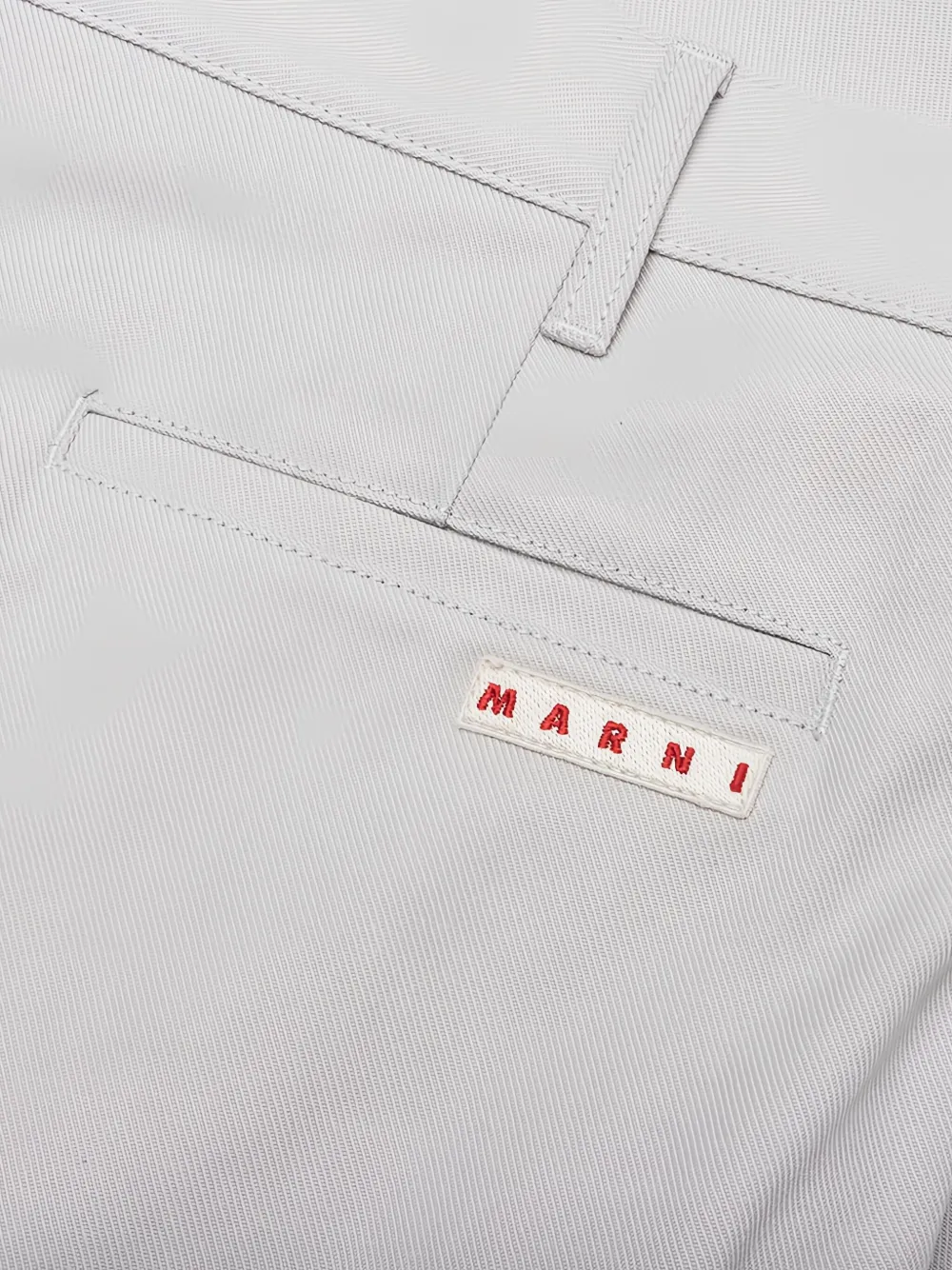 Marni Broek van katoenblend Wit