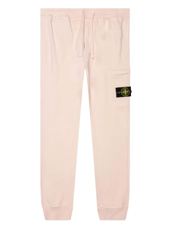 Stone Island Patch-pocket Track Pants in Pink