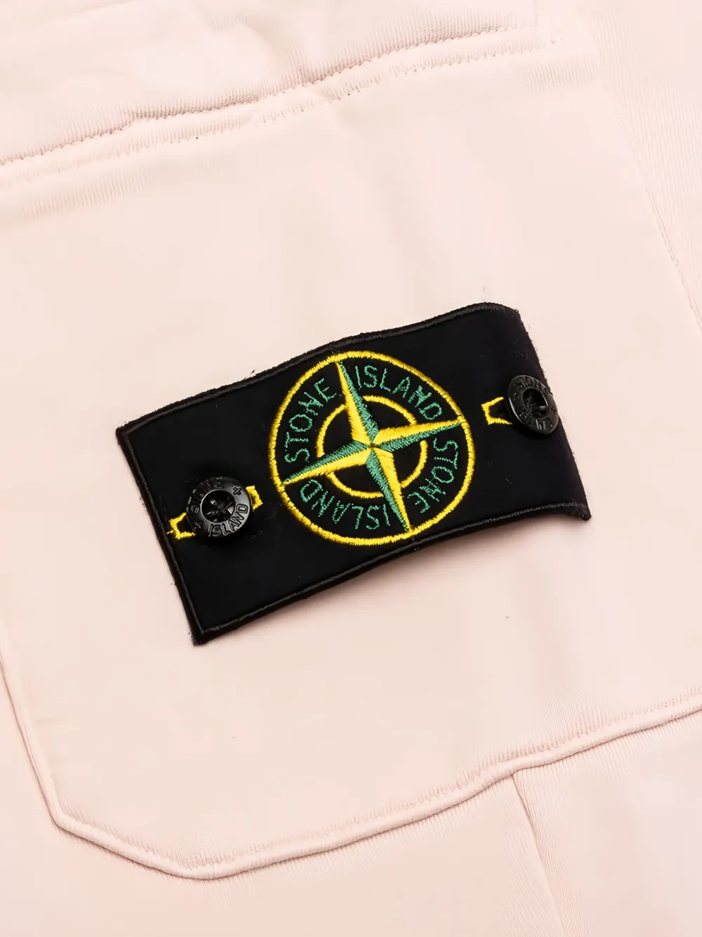 Stone Island Trainingsshorts met opgestikte zak Roze