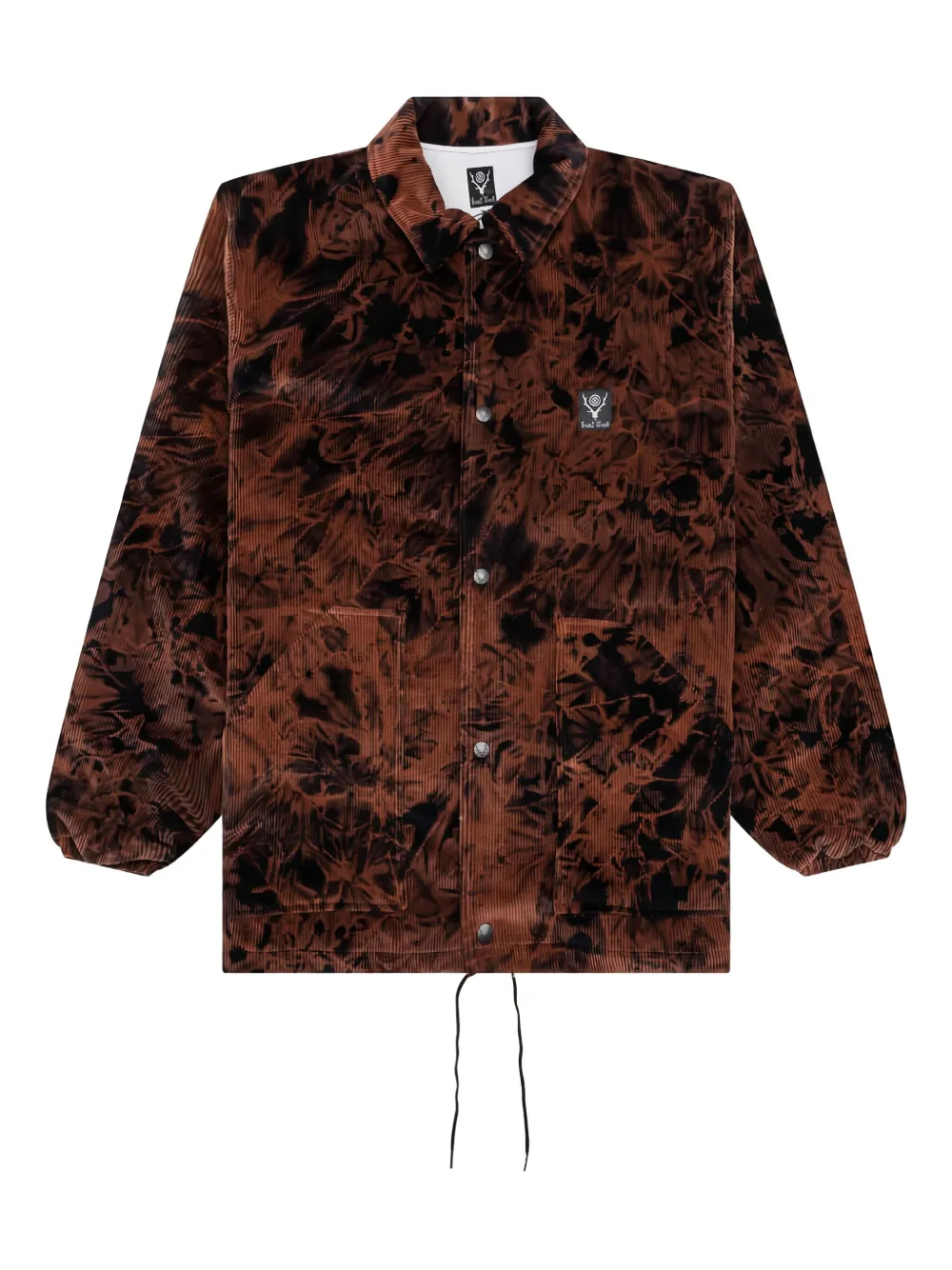 SOUTH2 WEST8 tie-dye pattern jacket - オレンジ SOUTH2 WEST8 tie-dye pattern jacket - オレンジ