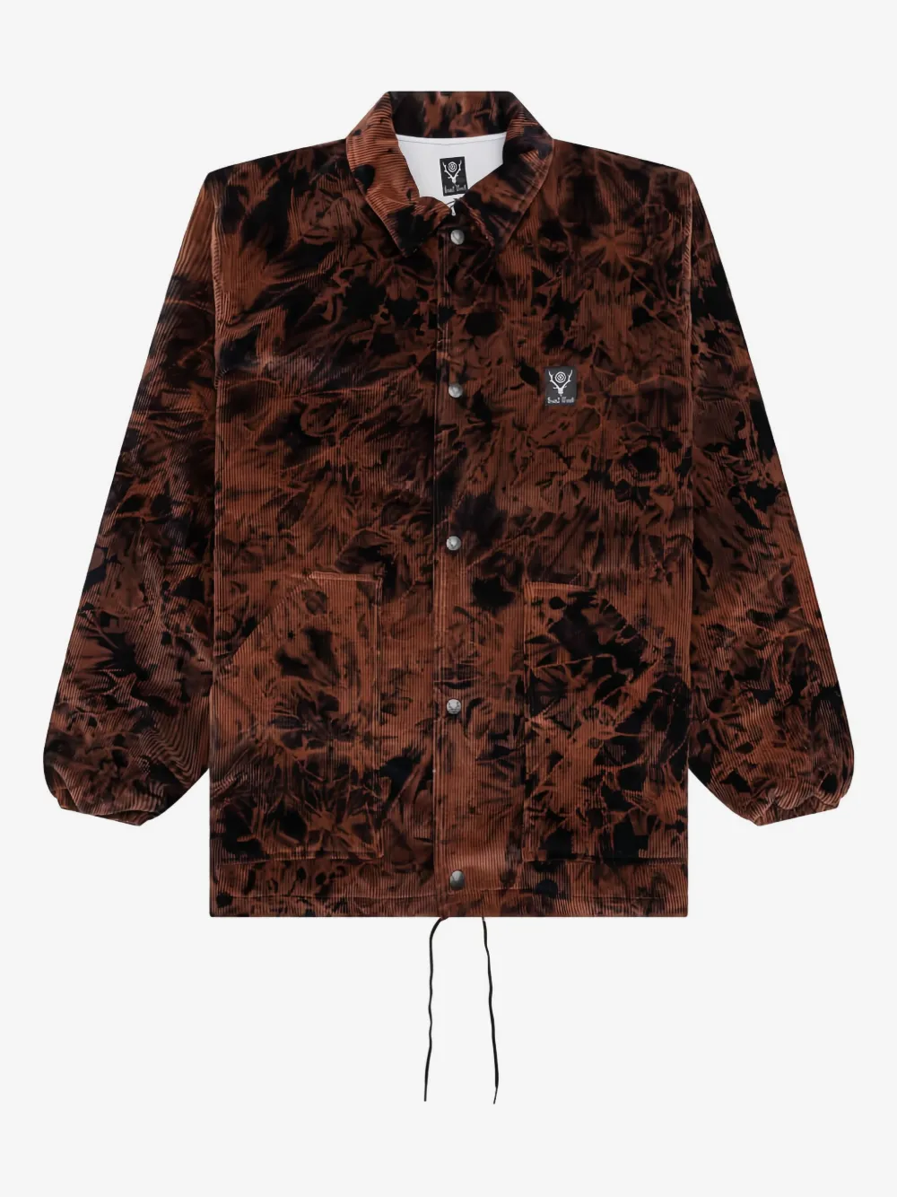 SOUTH2 WEST8 tie-dye pattern jacket | Orange | Image 1