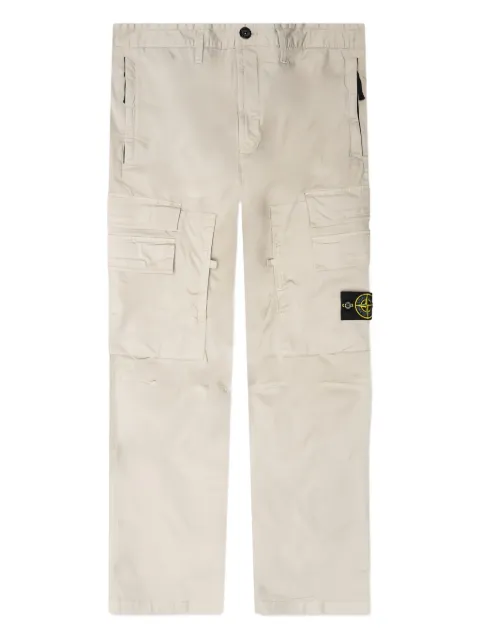 Stone Island cargo-pocket logo-appliqué trousers