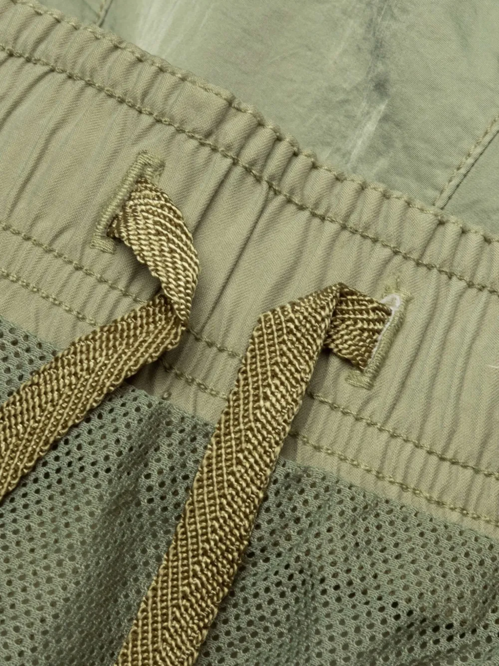 Stone Island Zwembroek met logopatch en elastische tailleband Groen