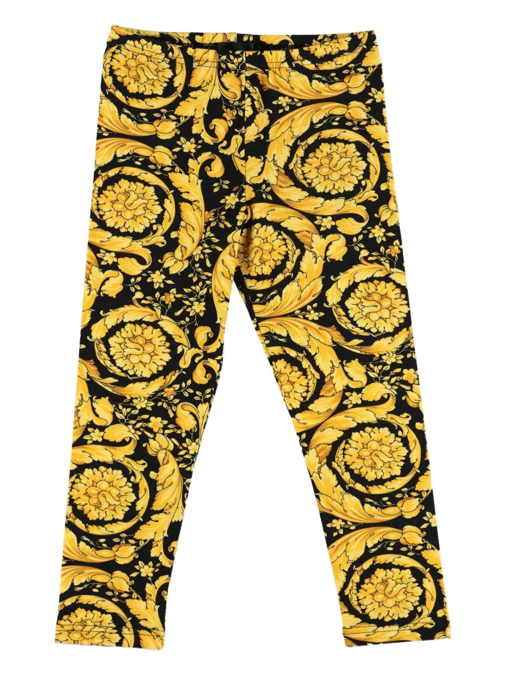 Versace Kids Barocco-print trousers | Black | Image 1