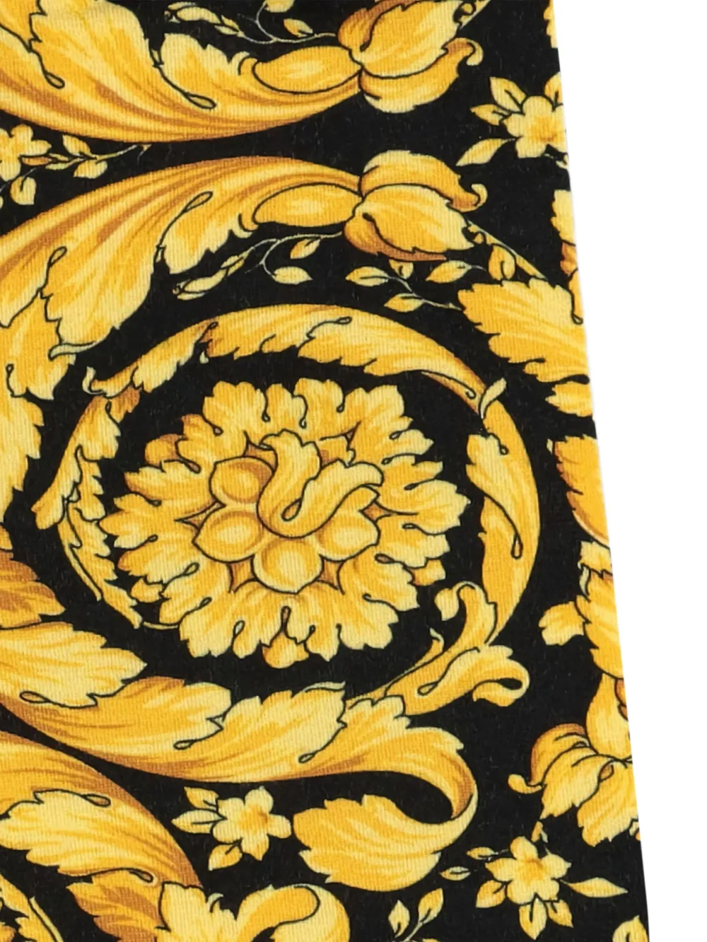 Versace Kids Broek met barokprint Zwart