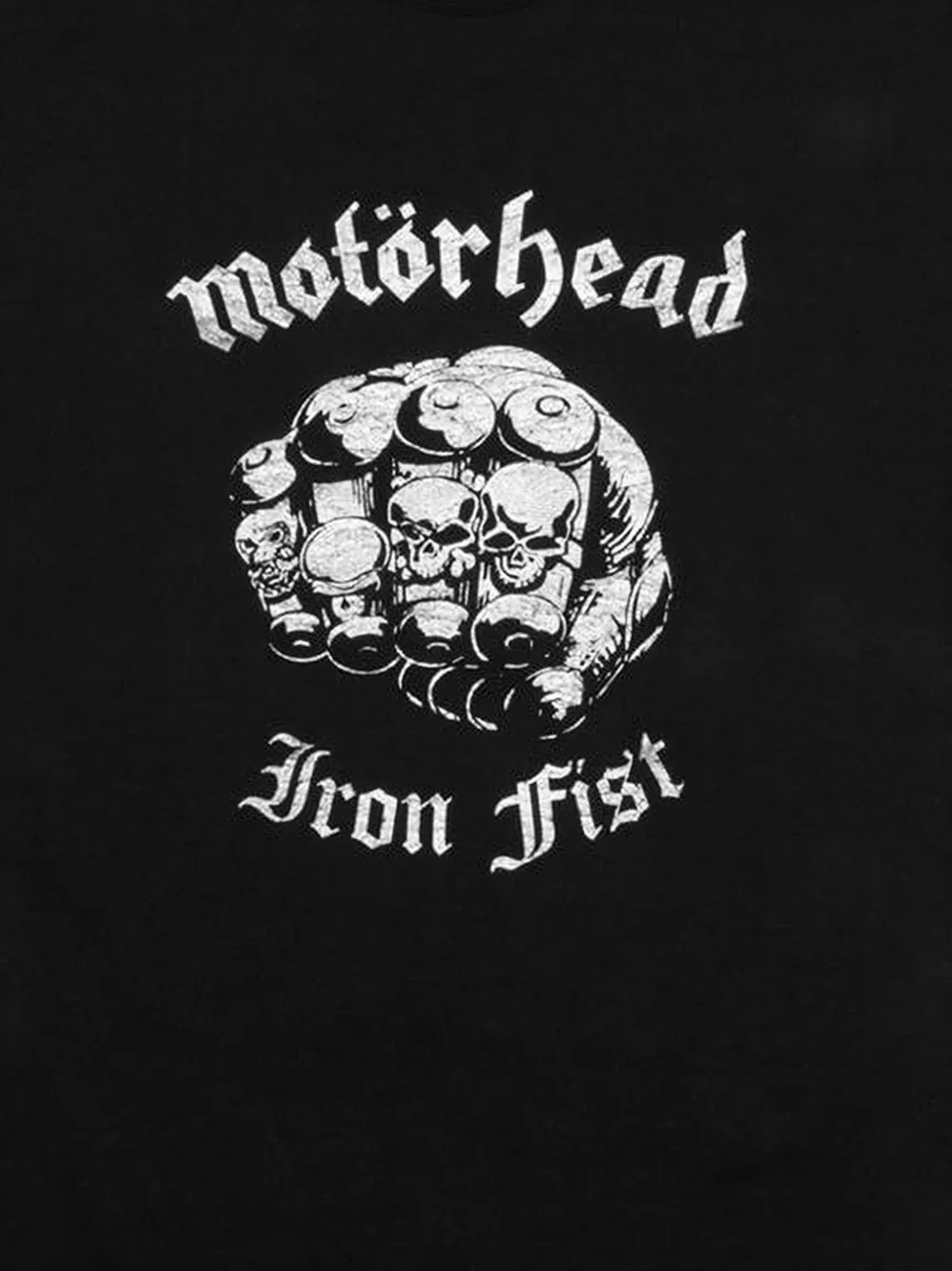 Neighborhood T-shirt met doodskopprint Zwart