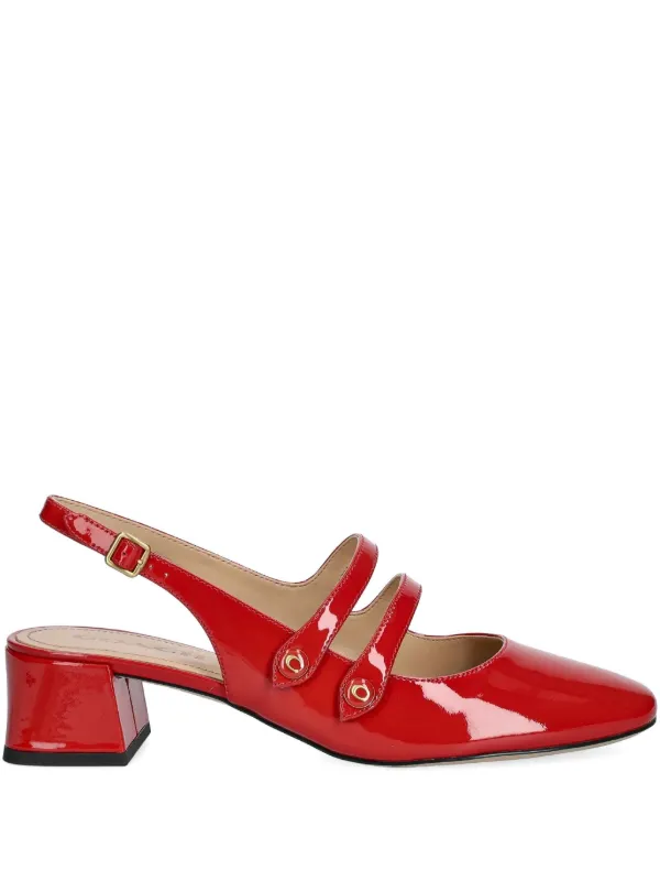 Coach 40mm Winley Slingback Pumps | Red | FARFETCH HK