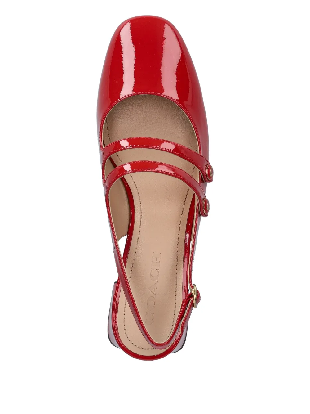 Coach 40mm Winley slingback pumps Red