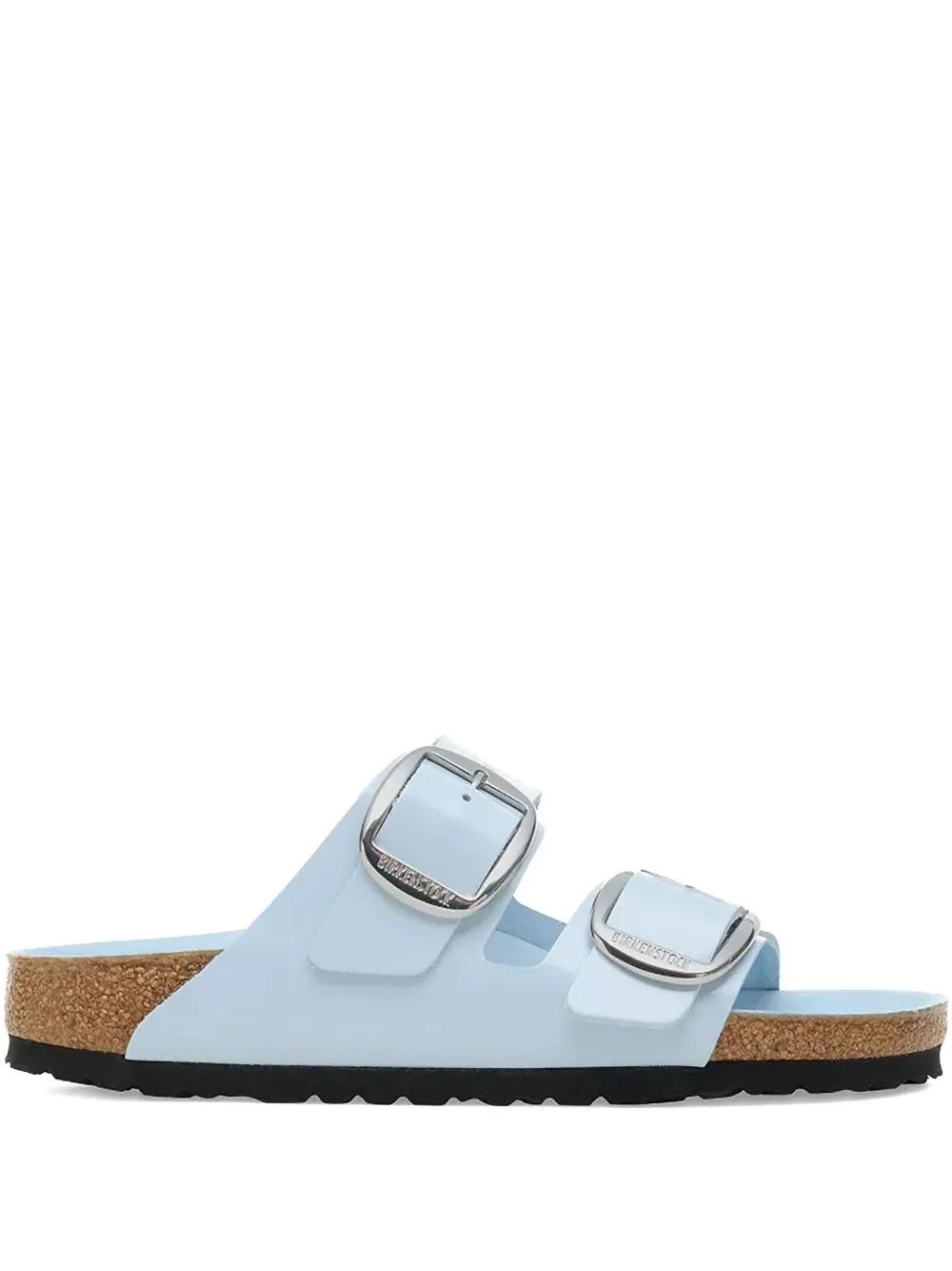 Birkenstock double-buckle slides Blue
