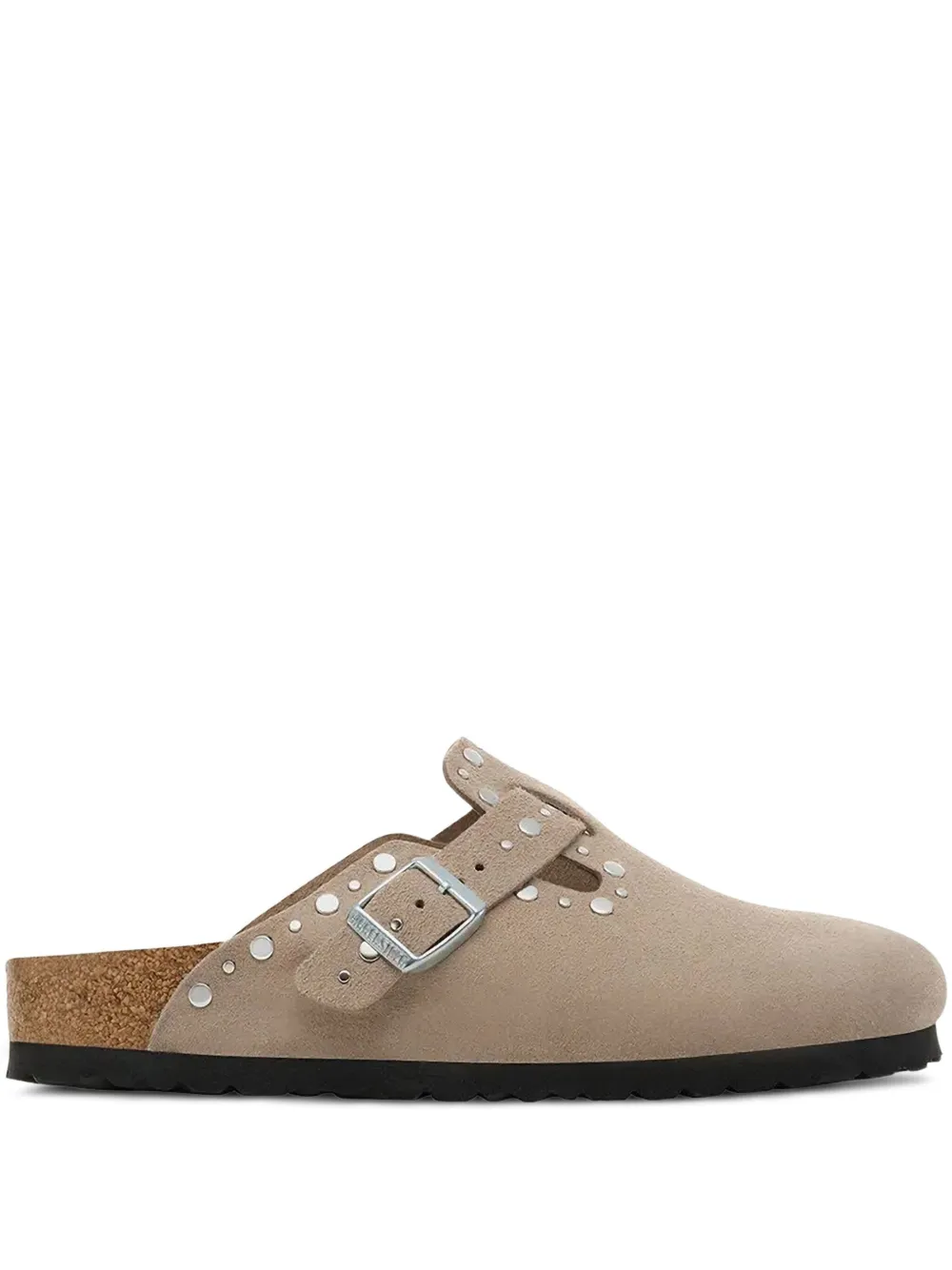 Birkenstock studded buckle clogs Brown