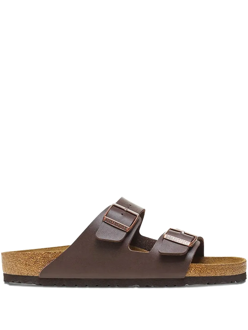 Birkenstock Double-buckle Slides In Brown