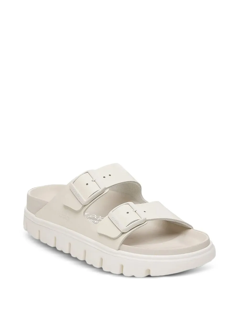 Birkenstock Arizona Chunky double-buckle platform sandals White