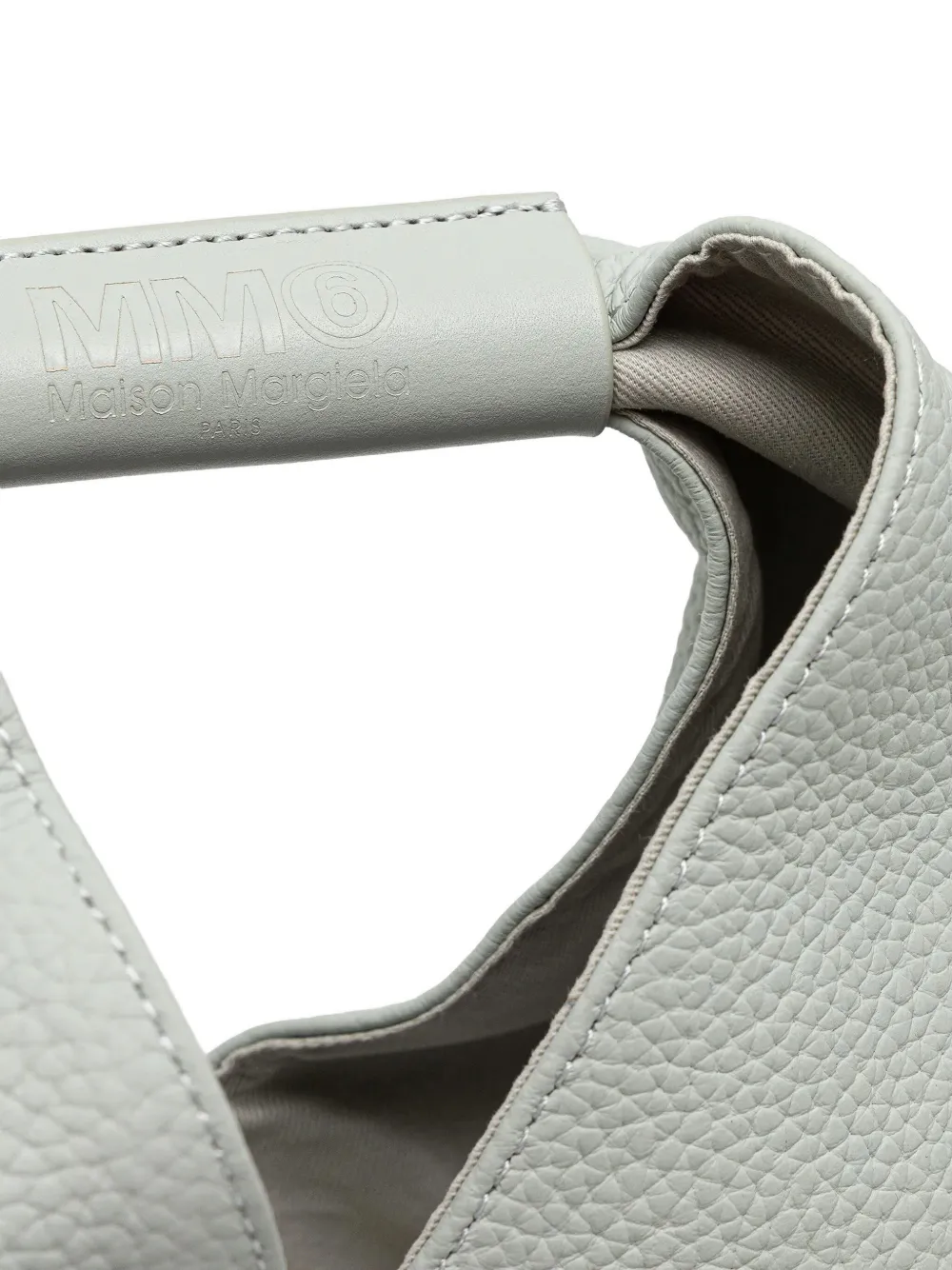 MM6 Maison Margiela Leren shopper Grijs