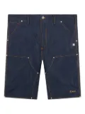 Advisory Board Crystals ripstop patch-pocket cargo shorts - Blue