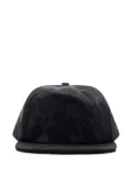 D-R-G-N embroidered flat-peak cap hat - Black