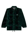 SOUTH2 WEST8 deer-pattern coach shirt jacket - Black