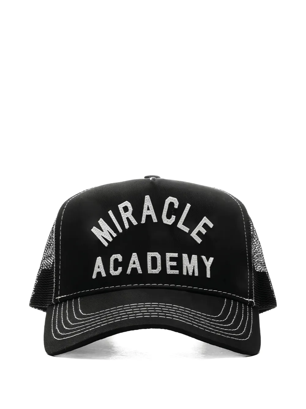 Nahmias Miracle Academy trucker cap hat - ブラック Nahmias Miracle Academy trucker cap hat - ブラック