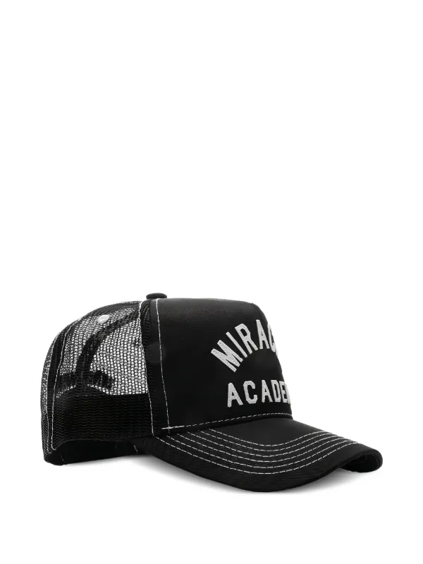 NAHMIAS ブラック メッシュキャップ Nahmias Men's Logo Trucker Cap in Black Nahmias