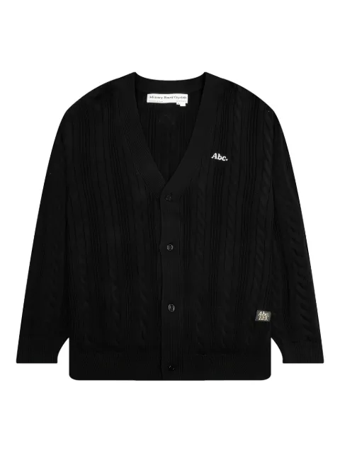 Advisory Board Crystals cable-knit cardigan