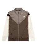 PUMA colour-block paneled sport jacket - Brown