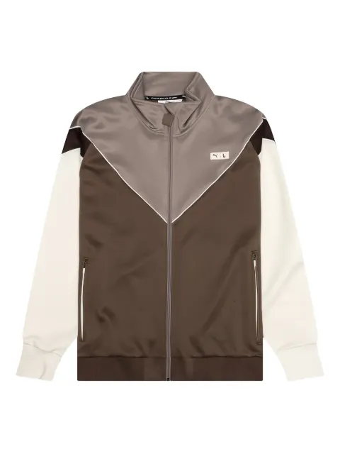 PUMA chamarra deportiva con paneles y diseño color block