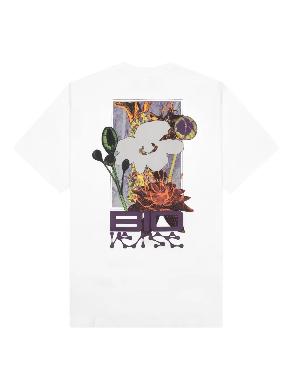 PUMA x Perks And Mini T-shirt met grafische bloemenprint Wit