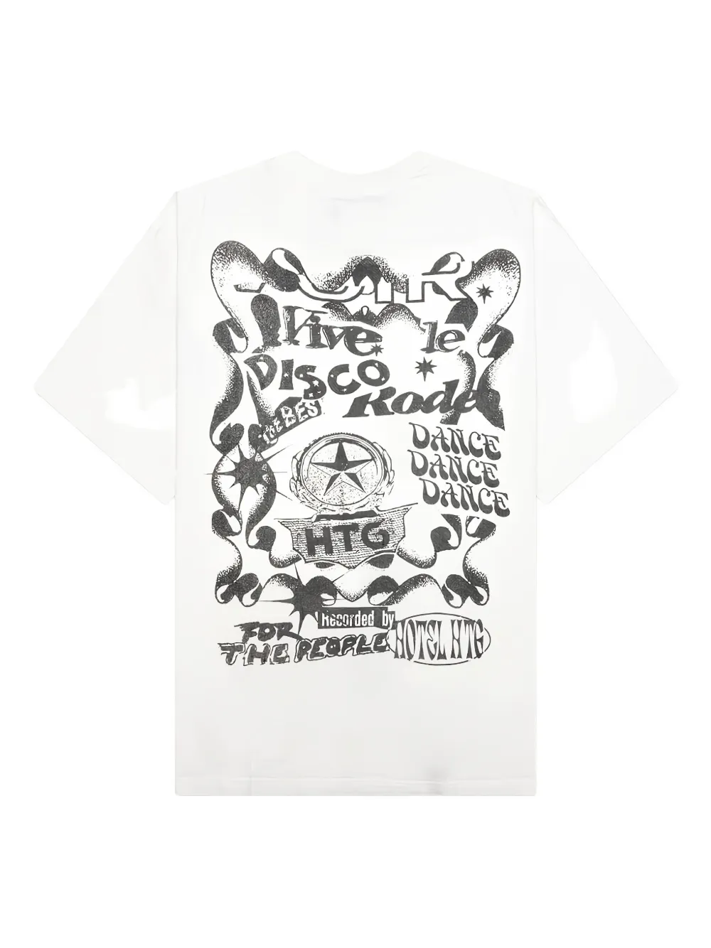 Honor The Gift Hotel Collage T-shirt Wit