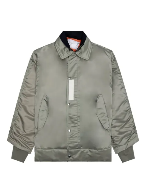 sacai pocketed bomber jacket